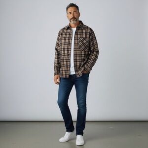 Pendleton Black and Brown Casual Plaid Shirt NWOT